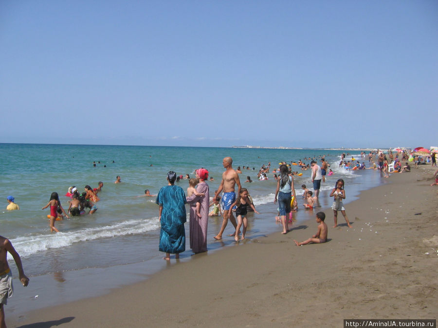 типичный пляж Алжир, Алжир