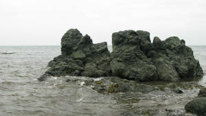 Залив Анива. скалы из яшмы