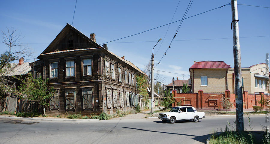 Астрахань, короткий обзор, крыша Азимута Астрахань, Россия
