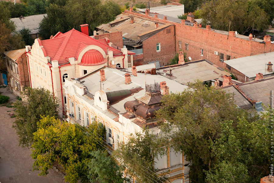 Астрахань, короткий обзор, крыша Азимута Астрахань, Россия