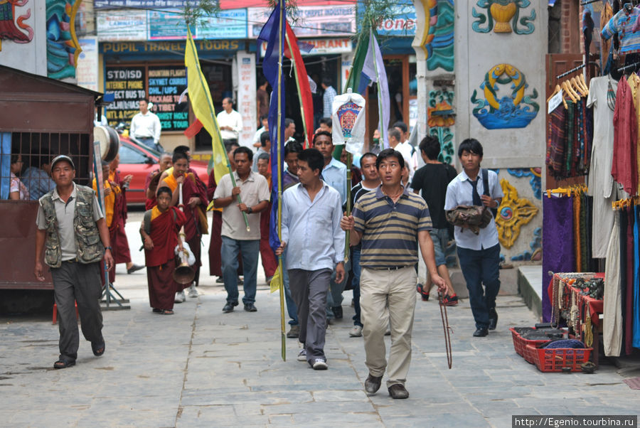 траурная процессия Катманду, Непал