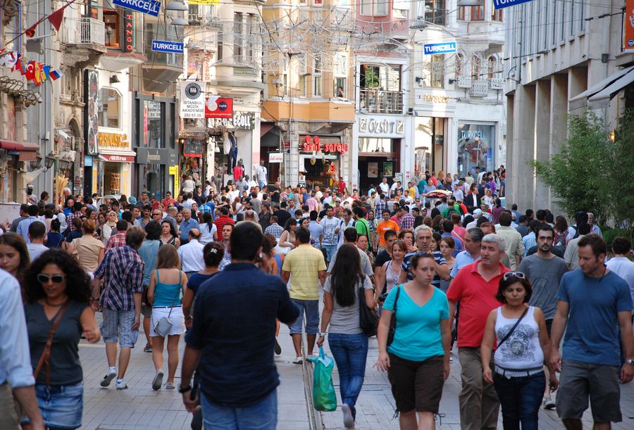 История и очарование пешеходной улицы Истиклаль Стамбул, Турция
