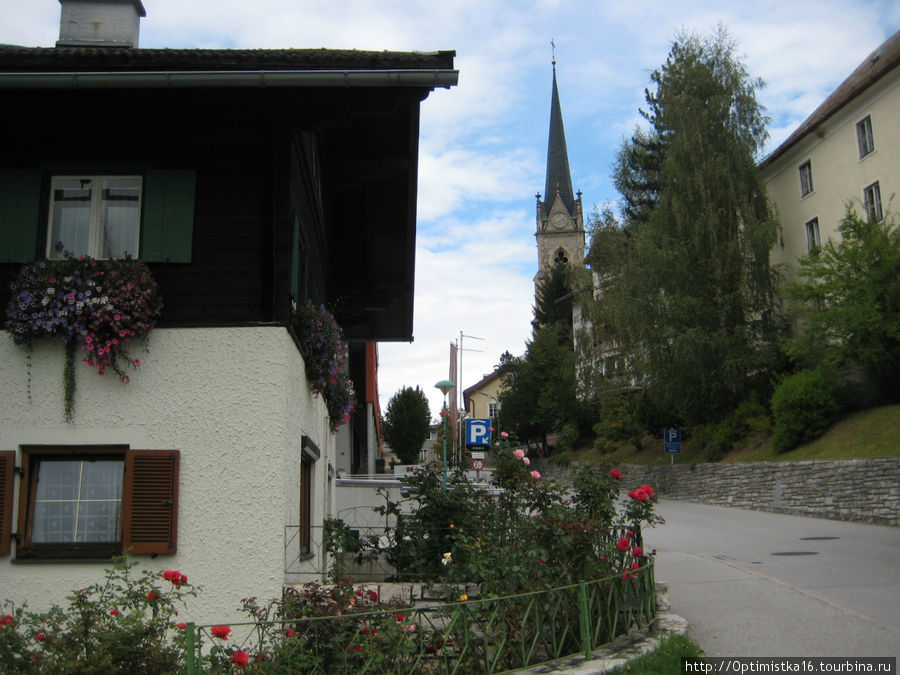 Неделя отдыха в сентябре в красивом городке в Альпах. Санкт-Йохан-им-Понгау, Австрия