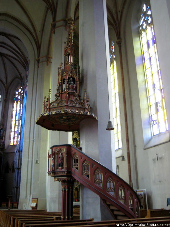 Собор Pongau -главное украшение города Санкт-Йохан-им-Понгау Санкт-Йохан-им-Понгау, Австрия