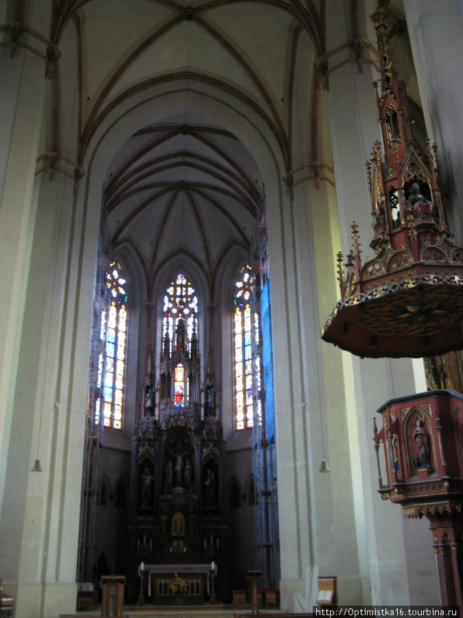 Собор Pongau -главное украшение города Санкт-Йохан-им-Понгау Санкт-Йохан-им-Понгау, Австрия