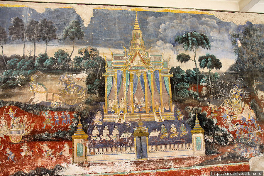 Пномпень. Королевский дворец. Рамаяна