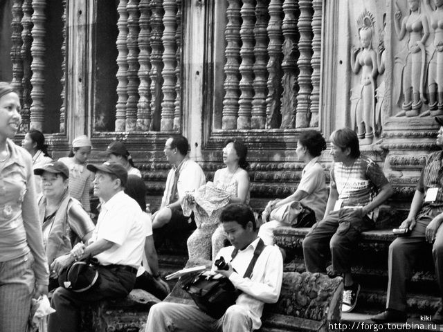 Очередь Ангкор (столица государства кхмеров), Камбоджа
