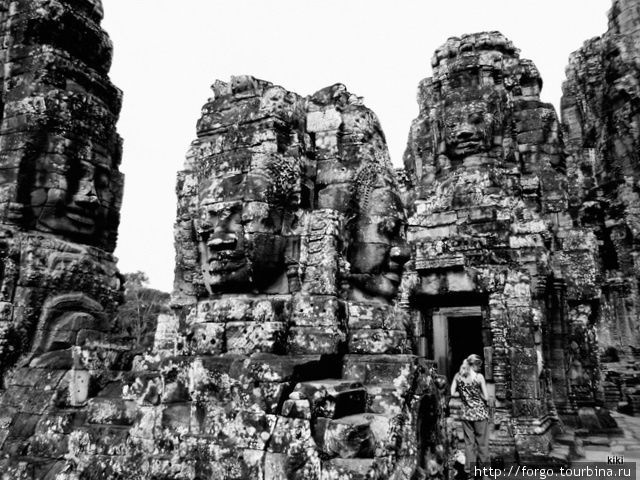 Ангкор Ват и его туристы Ангкор (столица государства кхмеров), Камбоджа