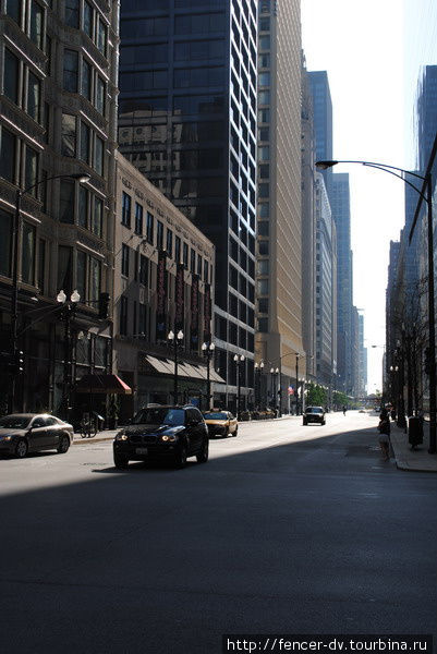 Старая главная улица Чикаго и окрестности