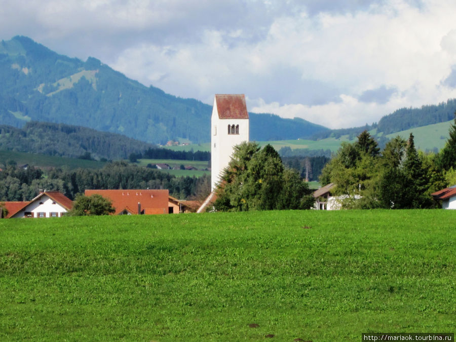 Баварские пейзажи Земля Бавария, Германия