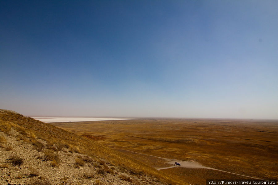 Вид на озеро Баскунчак Богдинско-Баскунчакский Заповедник, Россия