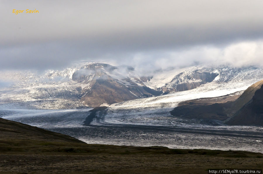 Ледник Skaftafellsjokull Южная Исландия, Исландия