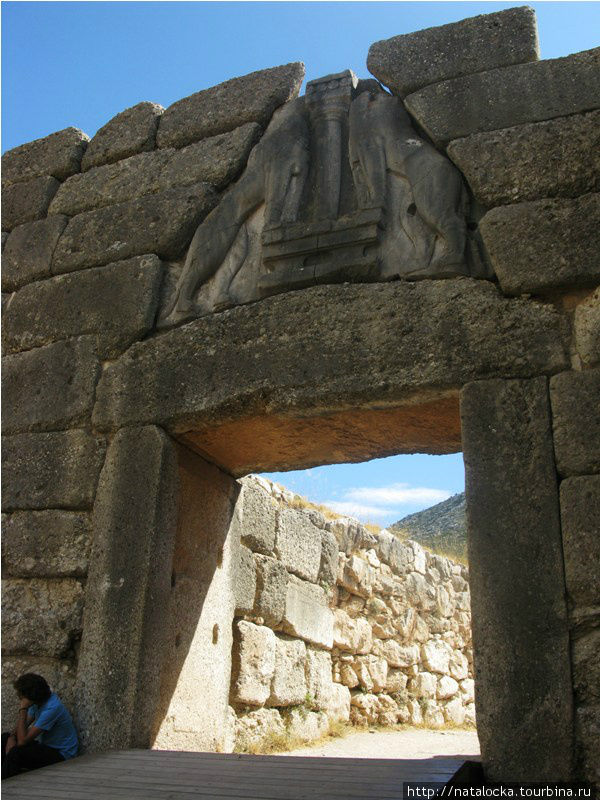 Львиные ворота Микены, Греция