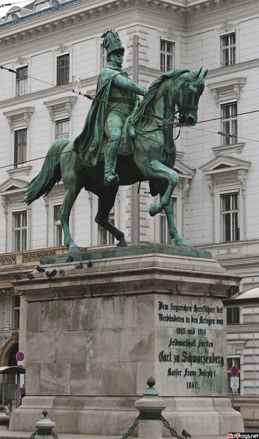 Памятник фельмаршалу Карлу Шварценбергу Вена, Австрия