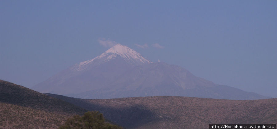 Мимо вулканов Пуэбла, Мексика