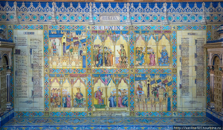 Площадь Испании в Севилье - симфония красок и форм Севилья, Испания