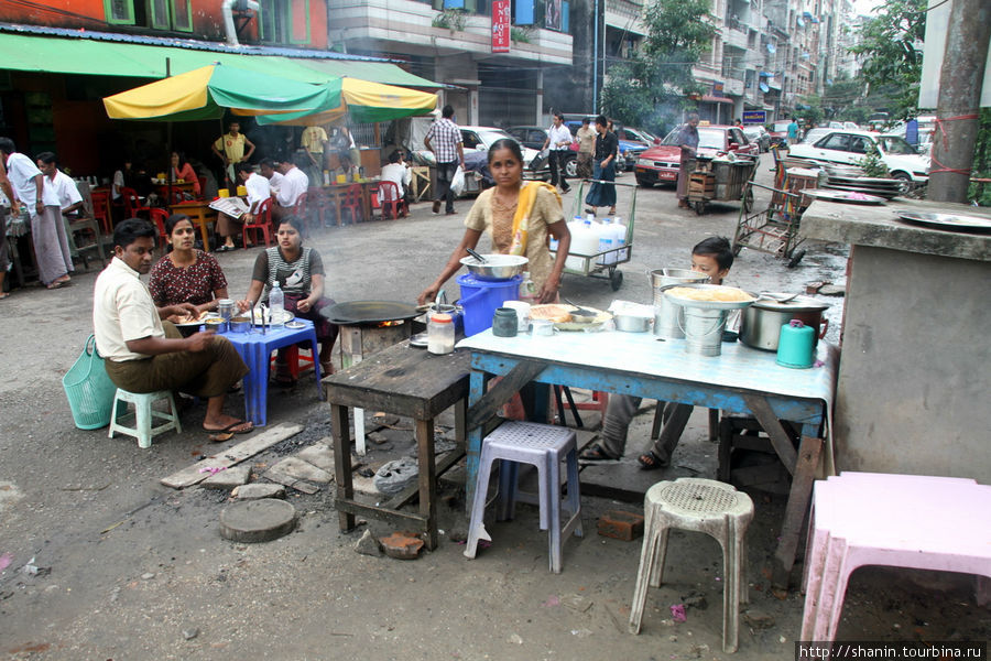 Общепит по-янгонски Янгон, Мьянма