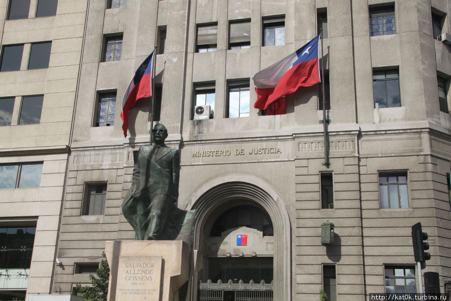Памятник Альенде Сантьяго, Чили