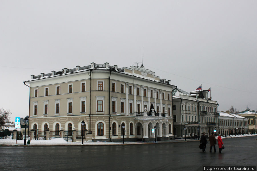 площадь перед Кремлем Казань, Россия