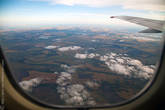 Вид из самолета Новосибирск — Москва