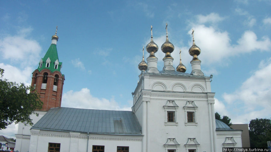 Вид на Благовещенский собор из Свято- Троицкого монастыря Муром, Россия