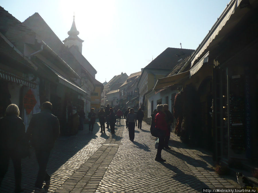 Прогулка по городу мастеров Сентендре, Венгрия