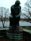 Скульптура Родена Мыслитель на территории музея Prins Eugens Waldemarsudde