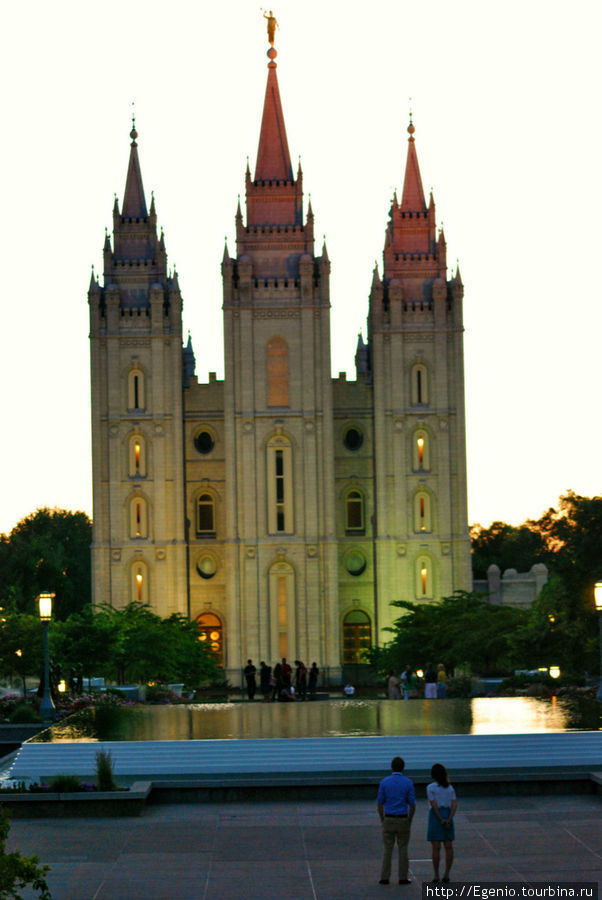 самый главный храм мормонов всего мира Солт-Лэйк-Сити, CША