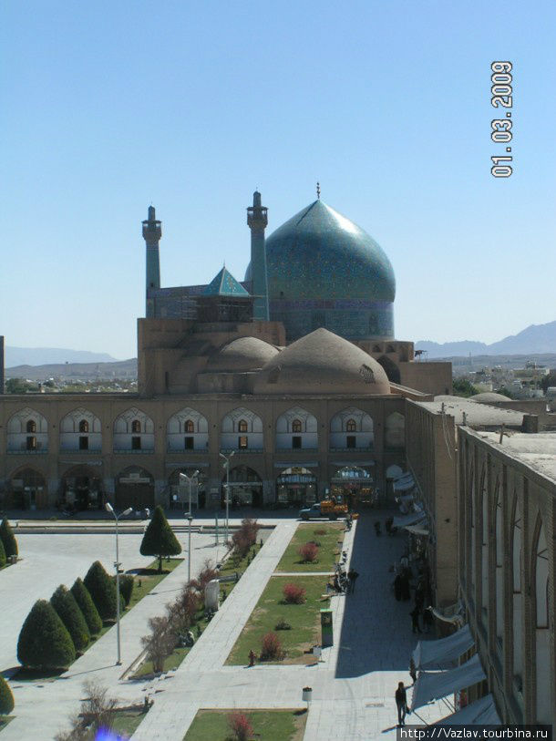 Вид на округу Исфахан, Иран