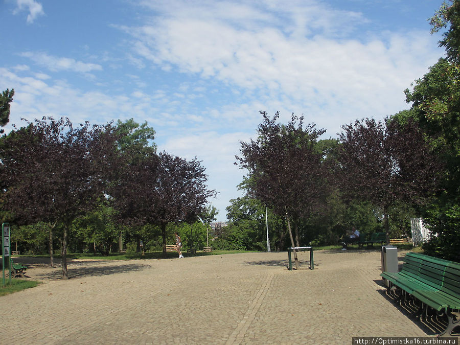 Летняя прогулка в Риегровых садах Прага, Чехия