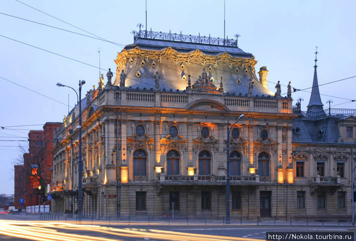 Дворец Познаньских в Лодзи Лодзь, Польша