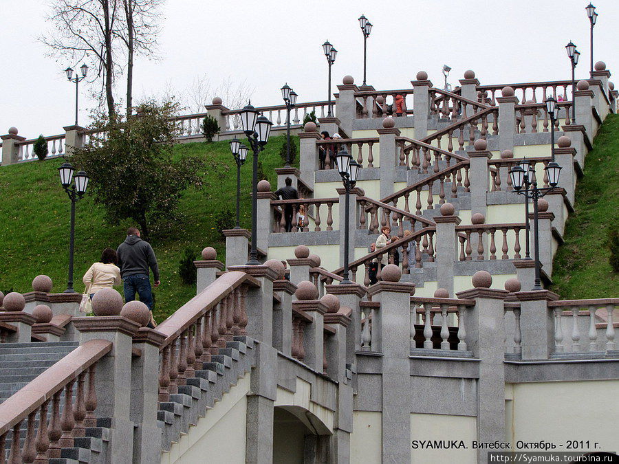 Фрагмент лестницы. Витебск, Беларусь