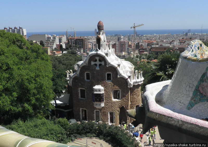 Два пряничных домика Барселона, Испания
