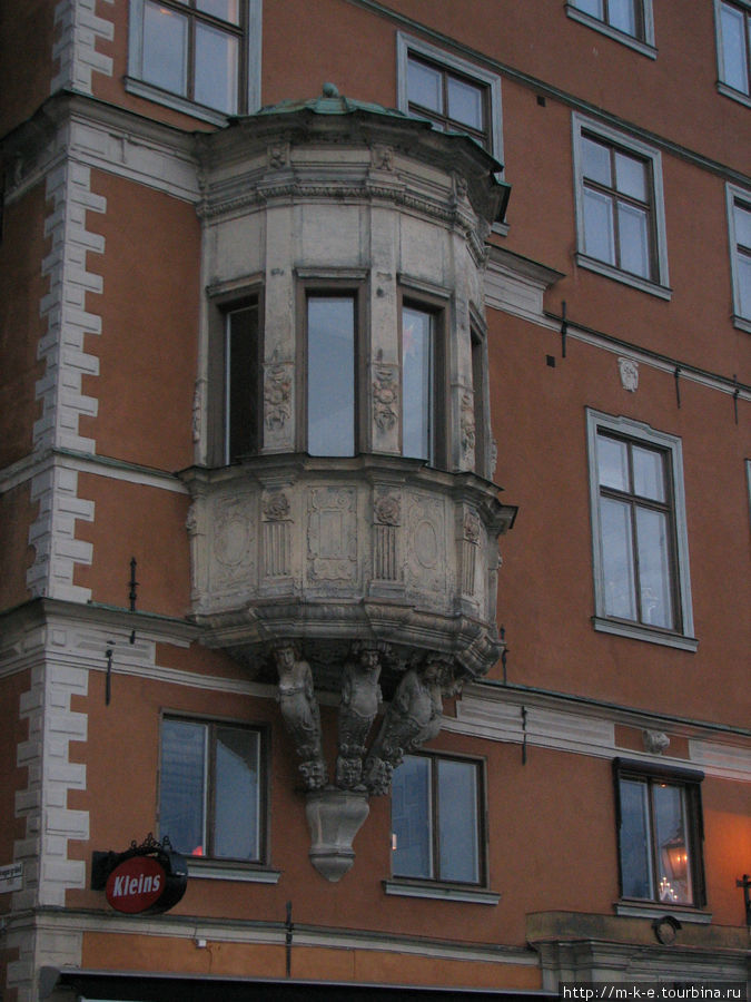 Единственная сторожевая башня в Gamla Stan. Стокгольм, Швеция