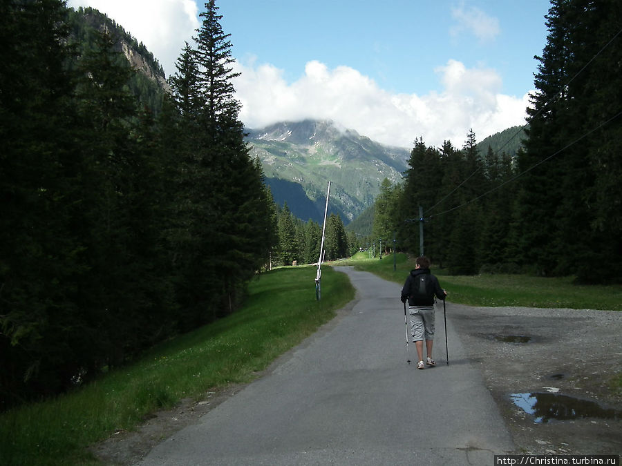 Спуск с Пацнауер Тайя Ишгль, Австрия
