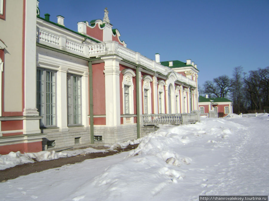 Парк Кадриорг под снегом Таллин, Эстония
