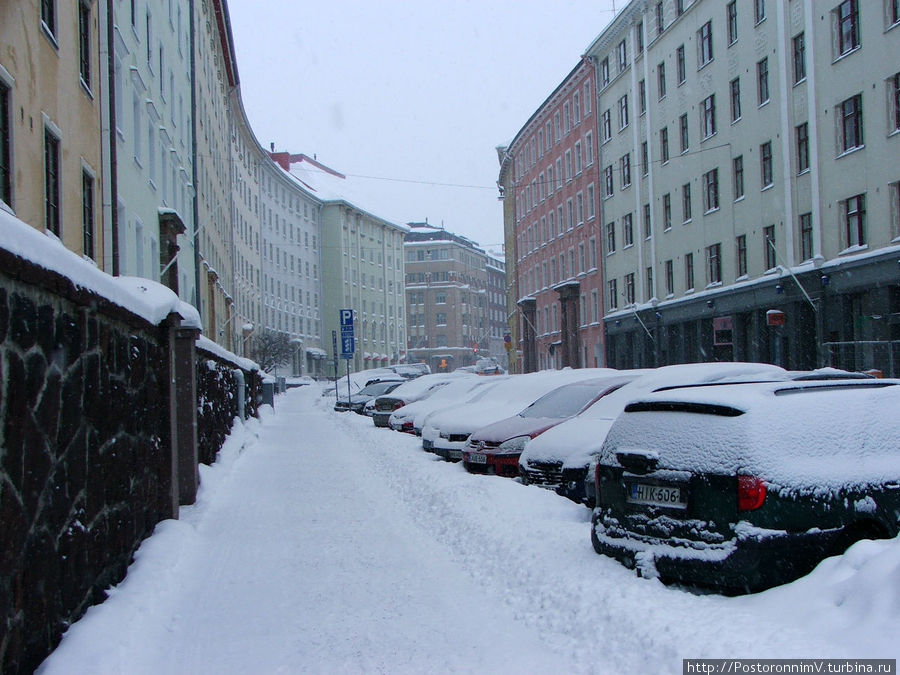 Настоящая зима: снежный Хельсинки Хельсинки, Финляндия