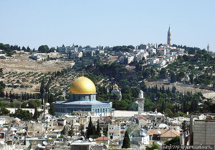 Вид со смотровой площадки Иерусалим, Израиль