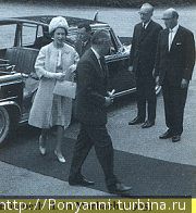Королева Елизаветаа во время посещения Марбаха.24.05.1965 (Фото из Интернета) Марбах-на-Неккаре, Германия