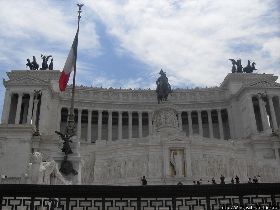 Монумент Алтарь Отечества. Рим. Рим, Италия