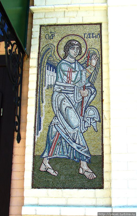 Мозаики на входе в храм Киев, Украина