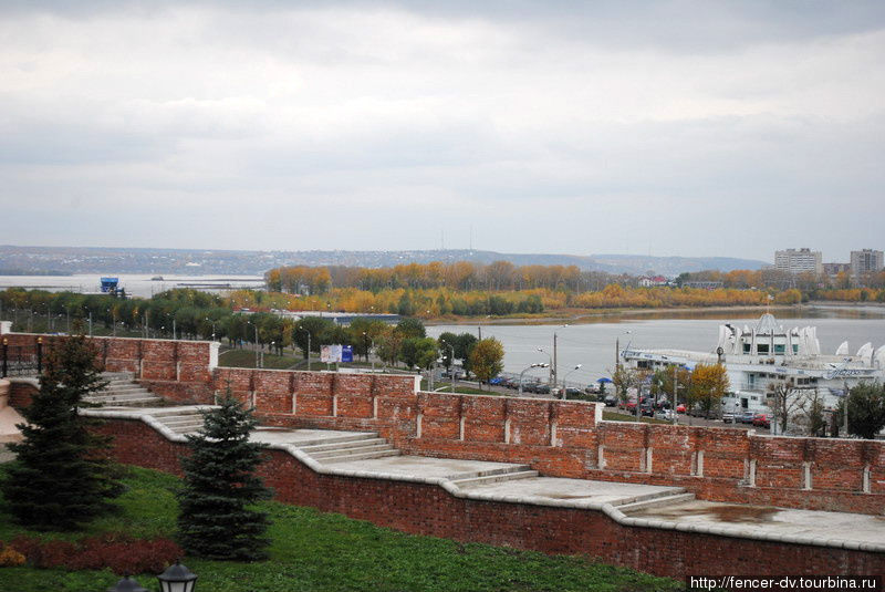 Казань со стен Кремля Казань, Россия