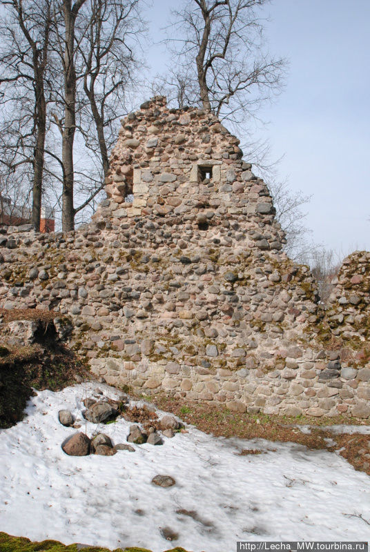 Замок в Валмиера Алуксне, Латвия