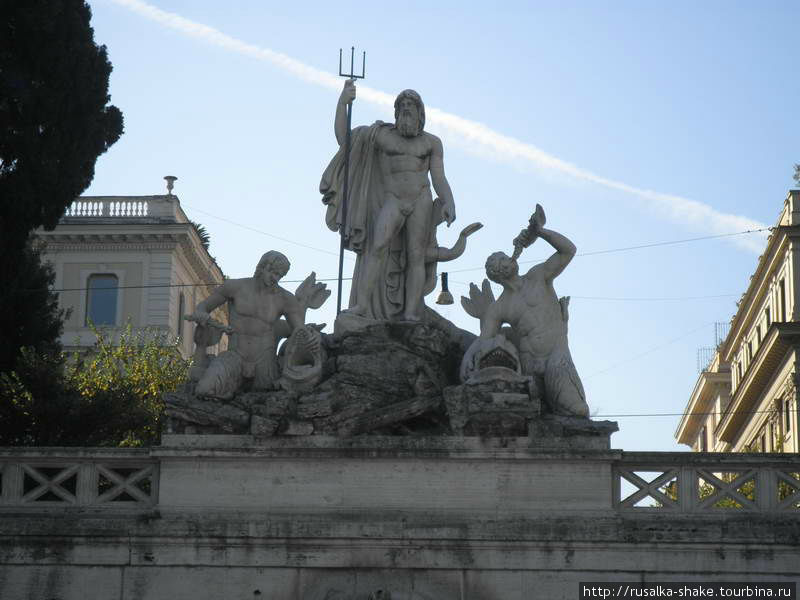 Народная Площадь (Piazza del Popolo) Рим, Италия