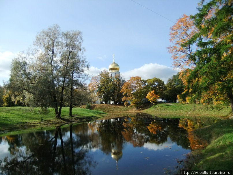 Теплые дни в осеннем Пушкине Пушкин, Россия
