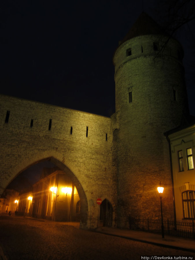 Вечерний Таллин, особенно красив Таллин, Эстония