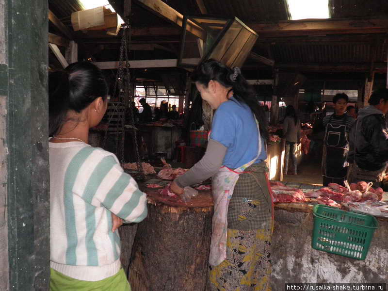 Рынок в Кьянг Тонг Кьянгтонг, Мьянма