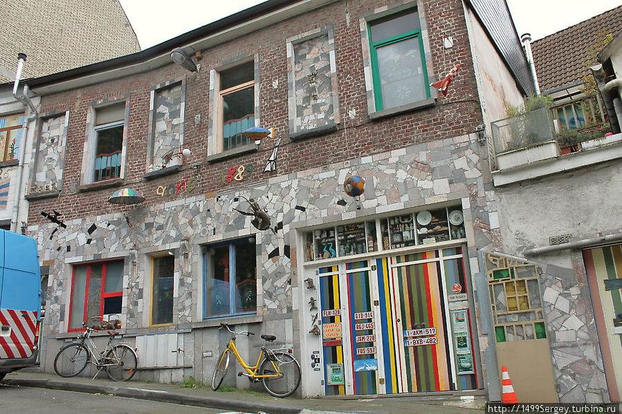 Гент. Дом с вороном Гент, Бельгия
