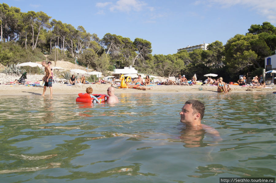 купаемся на пляже Остров Ибица, Испания