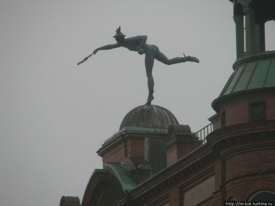 Человечек на крыше Копенгаген, Дания